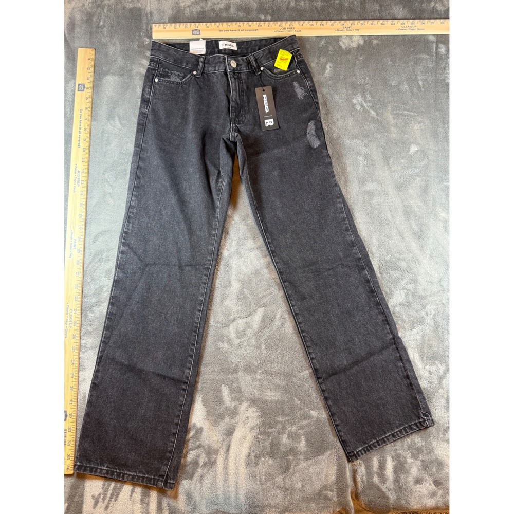 RSQ GD995 Rsq G LR Baggy Jean girls Size‎ 14 Black Distressed Denim